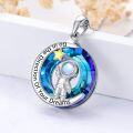 wholesale 925 Sterling Silver Astronaut Necklace - Space Jewelry for Women Christmas Gifts for Mom-0-3