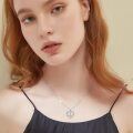 TOUPOP Sterling Silver Heart Initial A-Z Letter Pendant Necklace Gift for Women-0-1
