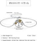 wholesale 925 Sterling Silver Tree of Life Sunflower Charm Bracelet for Women and Girls-0-1