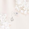 wholesale 925 Sterling Silver Moon Shape Earrings Wholesale With Pearls-0-2
