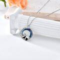 wholesale TOUPOP Christmas Gifts Panda Necklace Sterling Silver Crystal Origami Panda Necklace For Women Wife Mom I Love You To The Moon And Back Necklace Birthday Gifts -0-4
