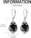 wholesale Sterling Silver Celtic Filigree Teardrop Earrings with Leverback for Women Mother s Day Gifts-0-16