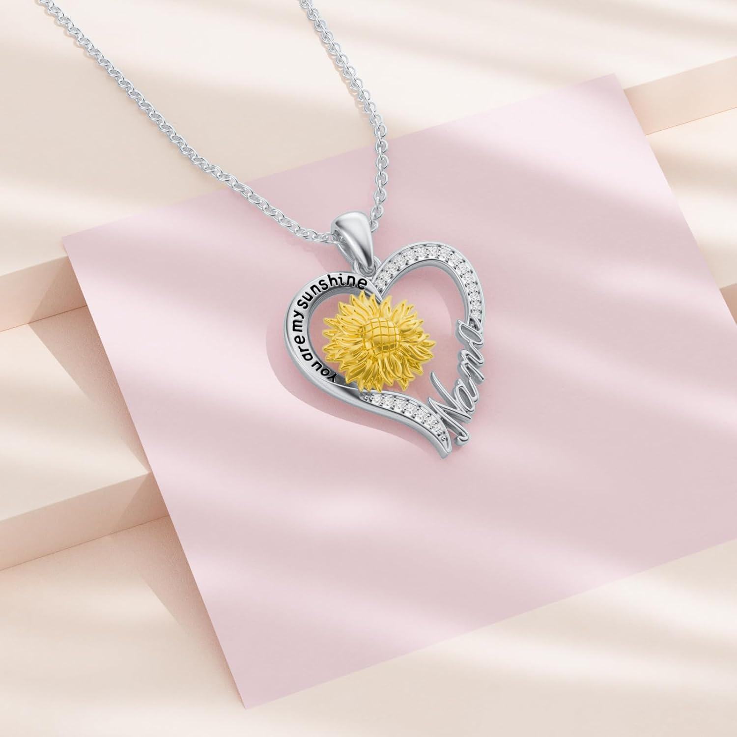 Sterling Silver Mother Daughter Sister Nana Jewelry Gift-0-3