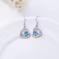 TOUPOP Sterling Silver & Stone Sea Turtle Earrings-0-4
