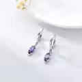 TOUPOP Sterling Silver Stone Stud Earrings Promise Jewelry Gifts For Women-0-4