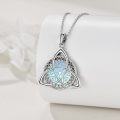 wholesale 925 Sterling Silver Triquetra Viking Amulet Protection Pendant Necklace-0-2
