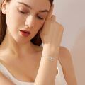 wholesale 925 Sterling Silver Horse Heart Birthstone Bracelet Jewelry Gift for Women-0-3