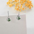 wholesale 925 Sterling Silver Dangle Earrings Wholesale With Black Onyx Stones Elegant Design-0-33