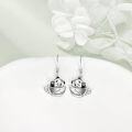 wholesale 925 Sterling Silver Teacup Panda Dangle Earrings for Women Girls Gifts-0-2