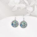 wholesale Sterling Silver Crystal Sister Earrings Birthday Gift for Sisters-0-27