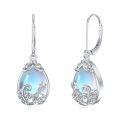 wholesale 925 Sterling Silver Opal And Dragonfly Drop Earrings Wholesale With Leverback Closure-0-0
