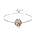 TOUPOP 925 Sterling Silver Phoenix Bracelet Adjustable Slider-0-0