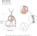 wholesale 925 Sterling Silver Tennis Player Pendant Necklace Never give up Sporty s for Women-0-3