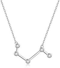 wholesale 925 Sterling Silver Austrian Crystal Zodiac Pendant Necklace - 12 Constellations Astrology s for Women-03.21 - 04.19 (Aries)