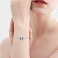 wholesale 925 Sterling Silver Compass Locket Bracelet with Abalone Shell Inlay and Chain Necklace Set for Women Men-0-1
