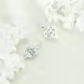 wholesale 925 Sterling Silver Heart-Shaped Emerald Tree of Life Dangle Drop Earrings Wholesale -0-4