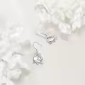 wholesale 925 Sterling Silver Animal Wolf Head Drop Dangle Hook Earrings Wholesale for Women's Fashion  4cm Length-0-2