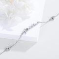 wholesale 925 Sterling Silver Faith Cross Angel Wing Anklet Bracelet Religious  for Women-0-2