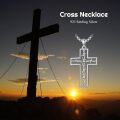 wholesale 925 Sterling Silver Barbed Wire Cross Pendant Religious  for Men & Women-0-4