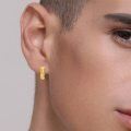 wholesale 925 Sterling Silver Gold Plated Celtic Knot Cubic Zirconia Hoop Earrings-0-4