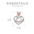 wholesale 925 Sterling Silver I Love You Grandma Necklace with Rose Flower and Heart Pendant for Women-0-5