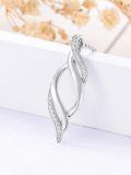 wholesale 14k White Gold Pendant With Diamonds-0-5