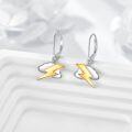 wholesale 925 Sterling Silver Lightning Bolt Dangle Earrings with Cloud Design for Women, Hypoallergenic Nickel-Free Jewelry Gift-0-2