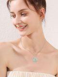 wholesale 14K Gold Sterling Silver Jade Tree of Life Necklace for Women-0-47