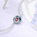 wholesale 925 Sterling Silver Blue Crystal Moon Star Bracelet Birthstone Jewelry Gift for Her-0-4