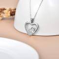 wholesale 14k Gold Heart Pendant Necklace With Diamonds-0-1