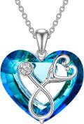 wholesale TOUPOP Gifts For Nurse 925 Sterling Silver Crystal Stethoscope Heart Necklace For Medicine Workers Doctor Nurse Necklace Gifts For Women Graduation Medical Student -0-0