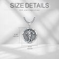 wholesale 925 Sterling Silver Sport Pendant Necklace - Never Give Up Motivational Jewelry for Basketball Fans-0-4