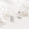 wholesale 925 Sterling Silver Zircon Stud Earrings-0-3