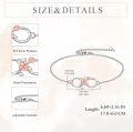 wholesale 925 Sterling Silver Infinity Rose Charm Bracelet for Women - Adjustable s-0-3