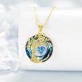 wholesale Sterling Silver Crystal Tree of Life Necklace for Women with Birthstone-0-4