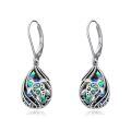 wholesale 925 Sterling Silver Earrings Wholesale With Abalone Shell And Sea Turtle Design-0-0
