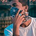 wholesale 925 Sterling Silver Men's Turquoise Rings Wholesale With Intricate Scroll Design-0-1