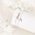 wholesale 925 Sterling Silver Faith Charm & Cross Anklet Bracelet Wholesale s for Women-0-1