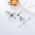 wholesale 925 Sterling Silver Crucifix Urn Necklace for Ashes Women Men Keepsake Jewelry to Honor Loved Ones-0-2