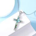TOUPOP Sterling Silver Cross Pendant Necklace For Women Men Religious Gift-0-4