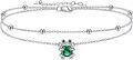 wholesale Sterling Silver Sunflower Cute Animal Anklet Fashion Jewelry Gift for Women-0-6