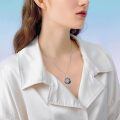 wholesale 925 Sterling Silver Tree Of Life Evil Eye Rainbow Crystal Oil Diffuser Pendant Necklace-0-1