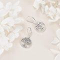 wholesale 925 Sterling Silver Tree of Life Heart Drop Earrings-0-4