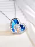 TOUPOP Sterling Silver & Stone Mother Daughter Jewelry Gifts-0-1
