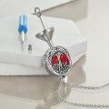 wholesale Sterling Silver Abalone Opal Tree of Life Urn Necklace for Ashes-0-18