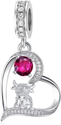 wholesale 925 Sterling Silver Highland Cow Sunflower Dangle Stud Leverback Hoop Earrings-07-July