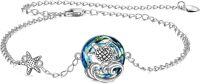 wholesale TOUPOP Turtle Bracelet Anklet For Women 925 Sterling Silver Crystal Anklet Bracelet Turtle Jewelry For Women Daughtert Mom Birthday Mothers Day Christmas -undefined
