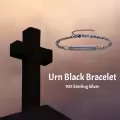 wholesale 925 Sterling Silver Stone Urn Bracelet Wholesale with Vintage Filigree Design and Funnel Set - Keepsake Jewelry for Ashes (Length: Adjustable)-0-4