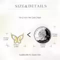 wholesale 14K Gold Diamond Butterfly Pendant Necklaces Wholesale for Women Gifts for Her Mother's Day Anniversary Valentines' Day Birthdays-0-3