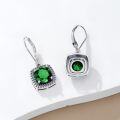 wholesale 925 Sterling Silver with Birthstone Crystal Earrings – Hypoallergenic Leverback, Austrian Sourced Gem-0-2